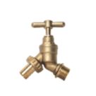 Flomasta Union Bib Cock 100mm H x 65.5mm L 1/2" x 3/4"