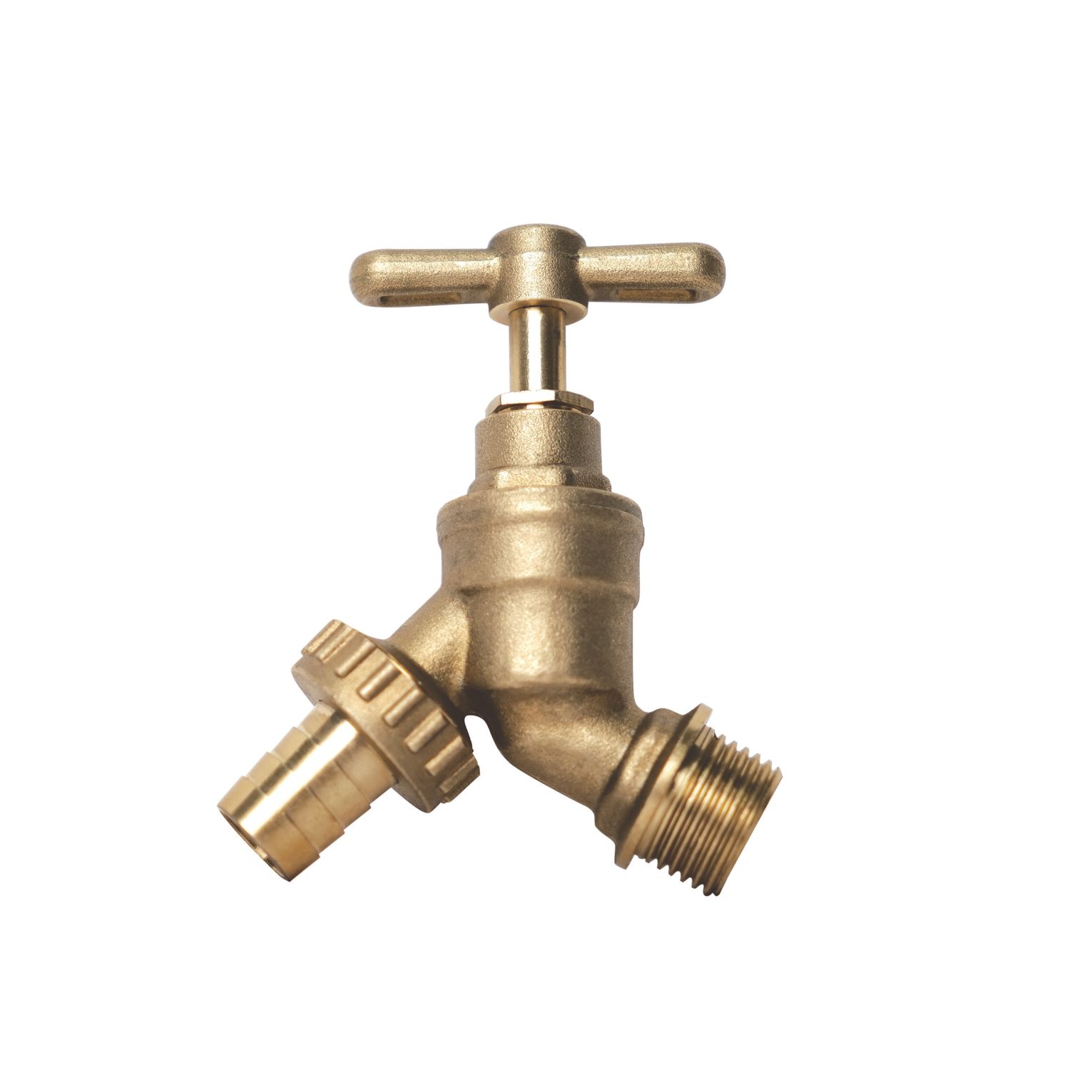 Flomasta Union Bib Cock 100mm H x 65.5mm L 1/2" x 3/4" (590FA)