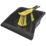 Bulldozer Pro Large Dustpan & Brush Black/Yellow