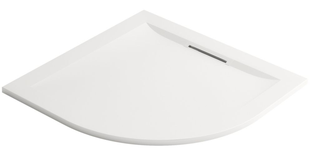 Mira Flight Level Quadrant Shower Tray White 900mm x 900mm x 25mm ...