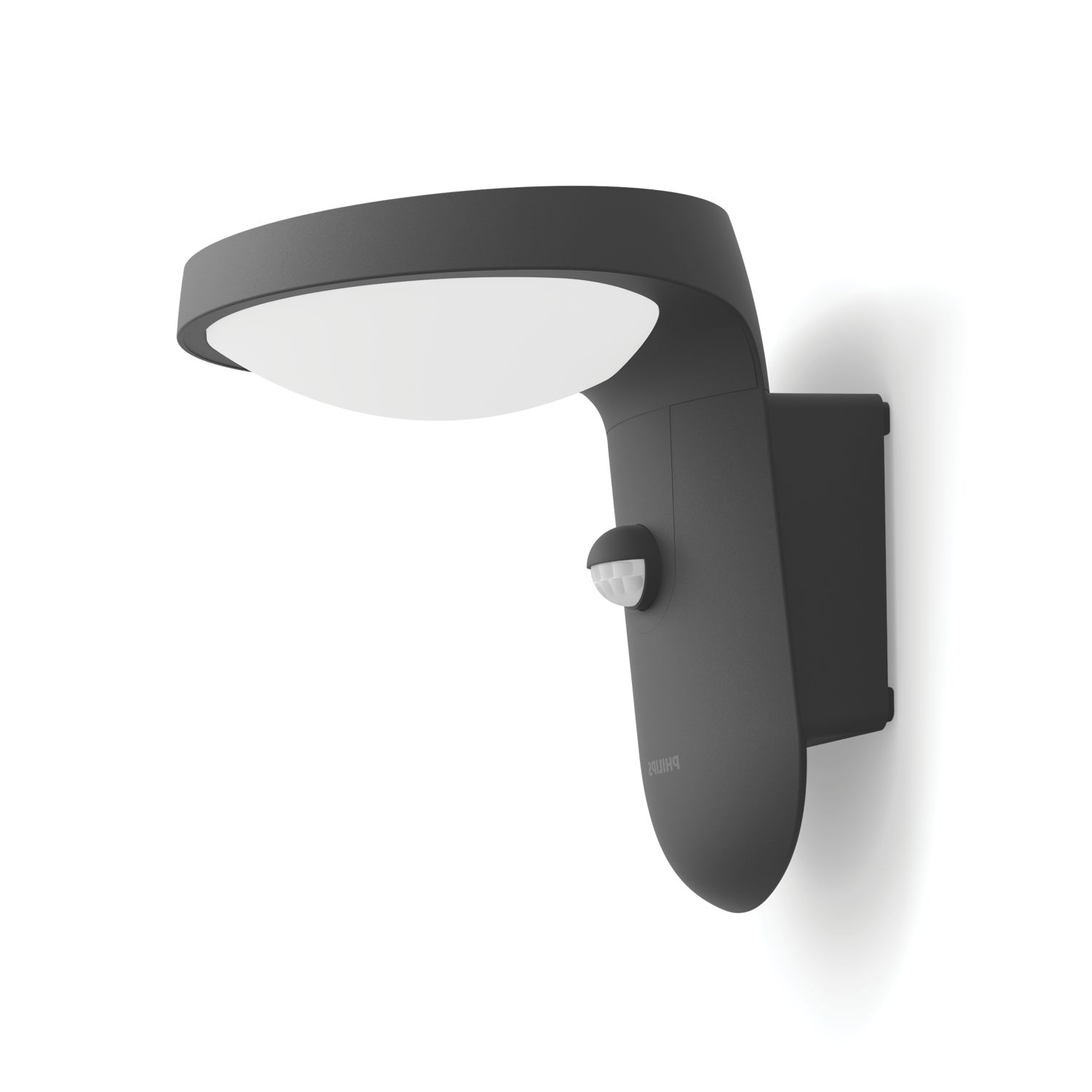 Philips Tyla Outdoor LED Solar Wall Light With PIR Sensor Anthracite 255lm (590JC)