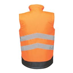 Regatta Pro Hi-Vis Bodywarmer Orange/Navy 2X Large 55" Chest