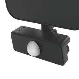 4lite  Outdoor LED Floodlight With PIR Sensor Black 50W 5750lm