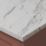 Wilsonart Omega Sleek Calcutta Square Edge Matt White Marble Effect Laminate Breakfast Bar 3000mm x 900mm x 22mm