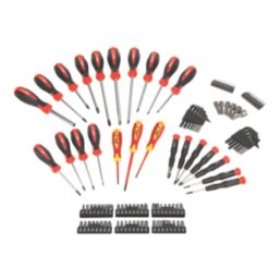 Forge Steel  Mixed Angle Screwdriver Set 112 Pieces