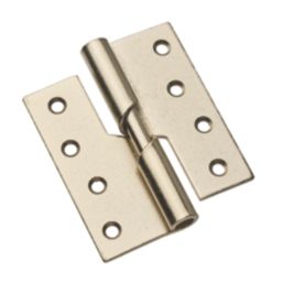 Smith & Locke Satin Nickel  Rising Butt Hinges 100mm x 103mm 2 Pack