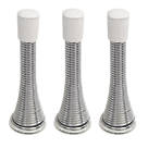 Smith & Locke Cylinder Door Stops 24 x 79mm Polished Chrome 3 Pack