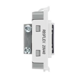 British General  Grid Brush Flex Outlet Brushed Steel