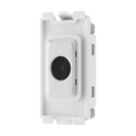 British General  Grid Brush Flex Outlet Brushed Steel