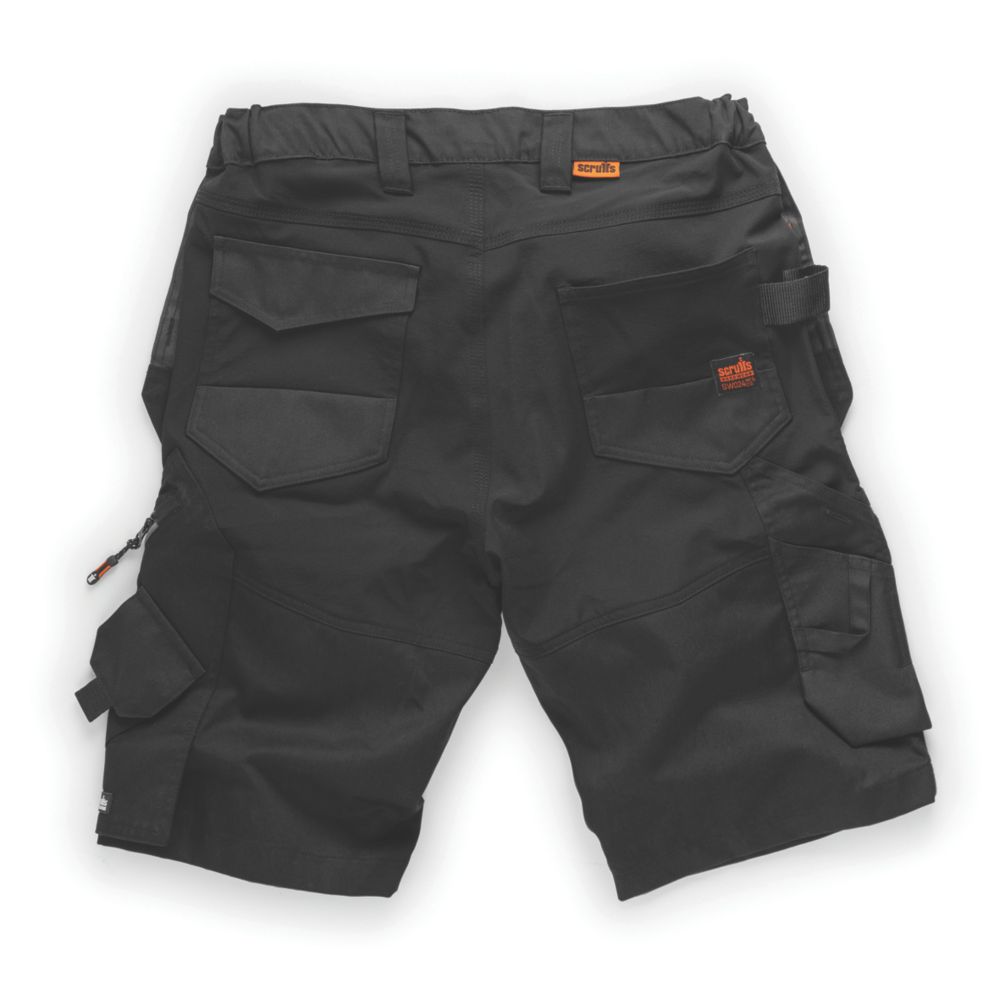 GOLFERS GARMENT SUPPLY 黒ショートパンツ Scruffs Trade Flex Womens Holster Work Shorts Black Size 12 - Screwfix