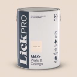 LickPro Max+ 5Ltr Taupe 03 Matt Emulsion  Paint