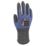 Wonder Grip WG-1875 Dexcut Cut-Resistant Gloves Blue Medium