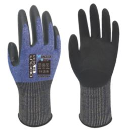 Wonder Grip WG-1875 Dexcut Cut-Resistant Gloves Blue Medium