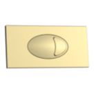 ETAL Porto Dual-Flush Rectangular Plate Brushed Brass