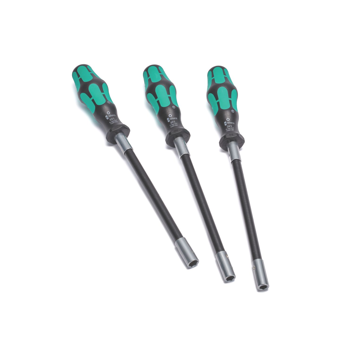 Wera 391/3 Flexible Hose Clamp Screwdriver Set 3 Pcs (590XX)