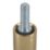Smith & Locke  39mm Sash Stops Polished Brass 10 Pack