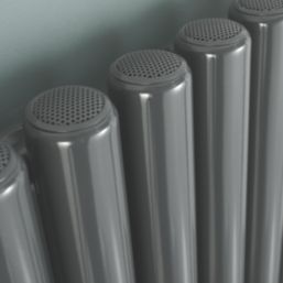 Ximax Erupto 1800mm x 585mm 5570BTU Anthracite Vertical Designer Radiator