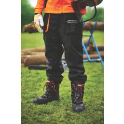 Oregon Yukon Type A Chainsaw Trousers Black/Orange 32-34" W 30" L