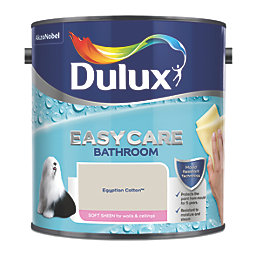 Dulux Easycare Soft Sheen Egyptian Cotton Emulsion Bathroom Paint 2.5Ltr