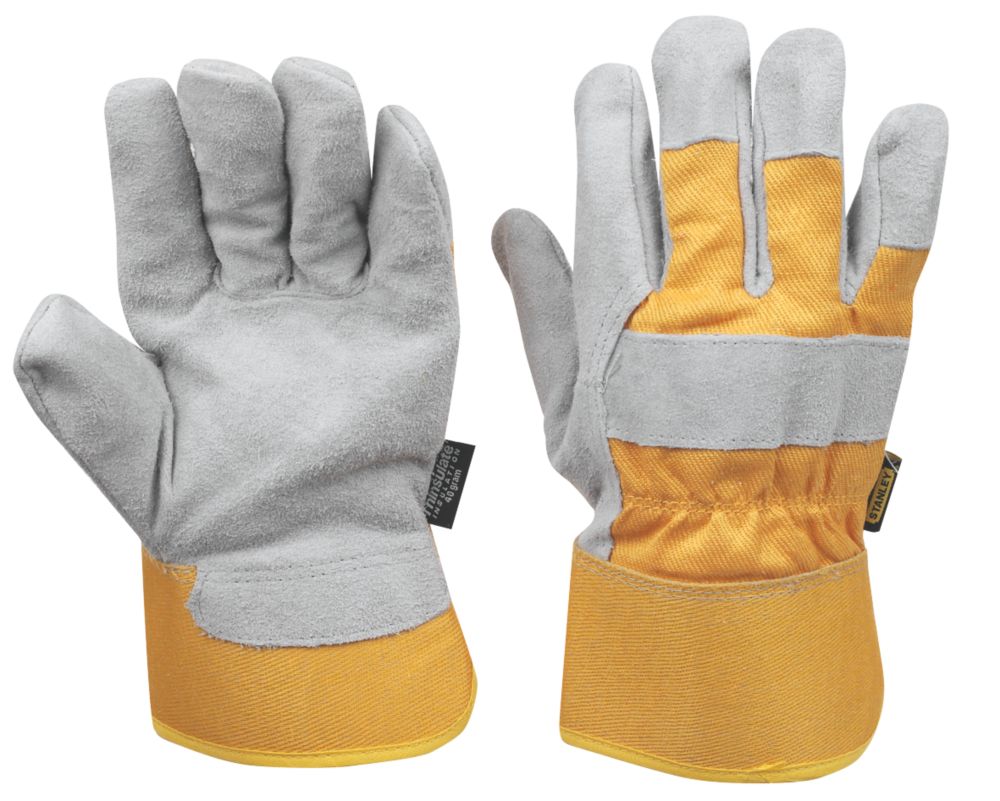 Stanley Thermal Winter Rigger Gloves Grey Large Screwfix