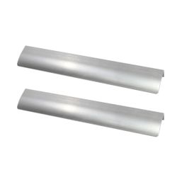 Essentials Pequin Strip Handles Brushed Nickel 250mm 2 Pieces