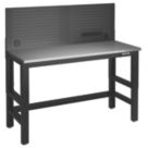 Bunker  1550mm Workbench with Peg Board + 3.1A 3-Outlet Type A USB Charger