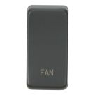 Knightsbridge 'FAN' Switch Cover Anthracite