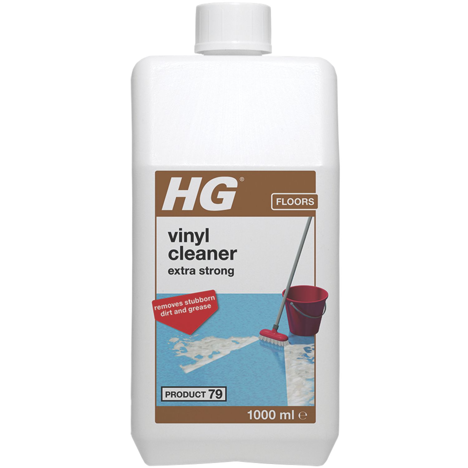 HG Extra Strong Vinyl & Lino Floor Cleaner 1Ltr (591FC)