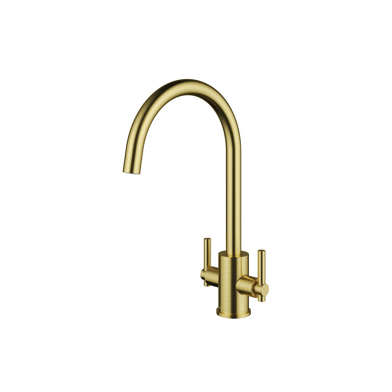 Clearwater Rococo Monobloc Mixer Tap Brusheed Brass PVD (591FJ)