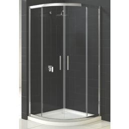 Triton Fast Fix Framed Quadrant 2-Door Shower Enclosure  Chrome 900mm x 900mm x 1900mm