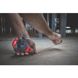 Milwaukee Bold Line Chalk Reel & Red Chalk Refill 30m
