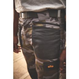 Site Harrier Work Trousers Camouflage 30" W 32" L