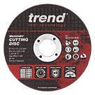 Trend AD/C115/25/S Stone Cutting Discs 115mm (4 1/2") x 22.23mm 10 Pack