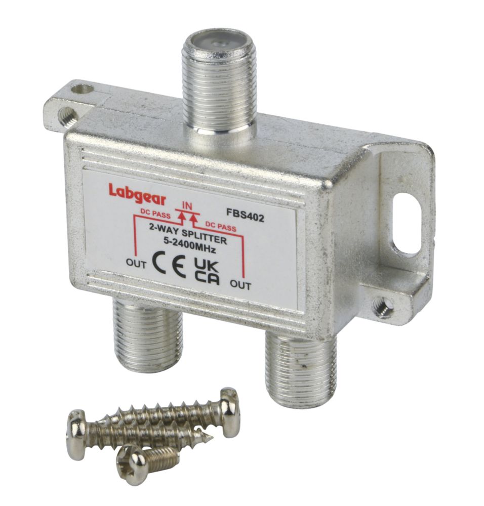 Labgear 2Way Splitter Screwfix