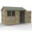 Forest Timberdale 10' x 6' 6" (Nominal) Reverse Apex Tongue & Groove Timber Shed with Assembly