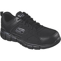 Skechers Telfin Sanphet Metal Free  Non Safety Shoes Black Size 12
