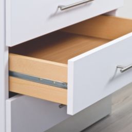 Essentials Steel Self-Closing Ball Bearing Drawer Runners 450mm 2 Pack