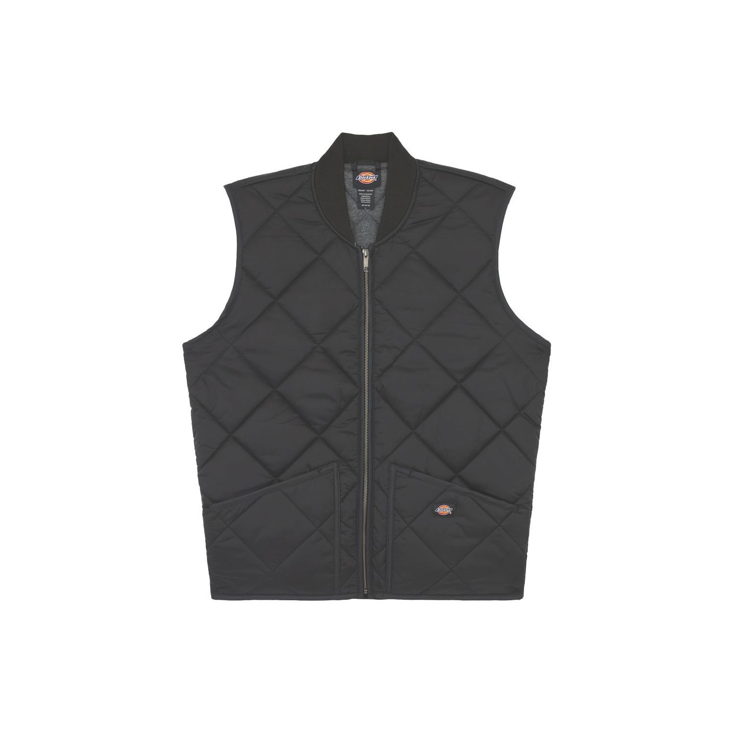 Dickies Diamond Quilted Vest Body Warmers Black X Large 41" Chest (591XK)