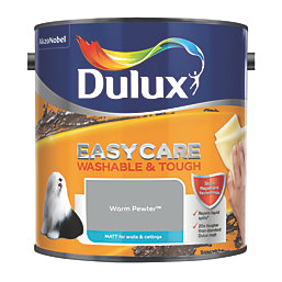 Dulux EasyCare Matt Warm Pewter Emulsion Paint 2.5Ltr