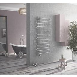 Ximax 1400mm x 600mm 1208BTU Chrome Flat Designer Towel Radiator