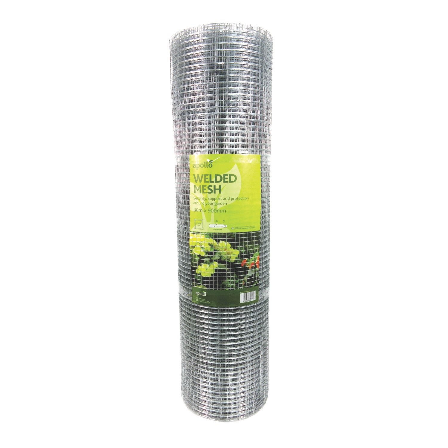 Apollo 13 x 25mm Galvanised Welded Mesh 0.9m x 30m (59252)