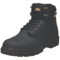 Site Marble Size 7  Black  Water-Resistant Steel Toe Cap Safety Boots