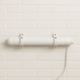 TCP  60W Electric Wall or Ceiling-Mounted Tube Heater White