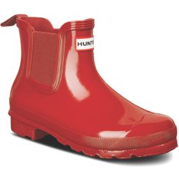 Hunter Original Chelsea Gloss Size 4 Womens Red Non Safety Wellies