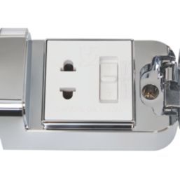 Spa  Single Voltage LED Shaver Light Chrome 10W 1000lm