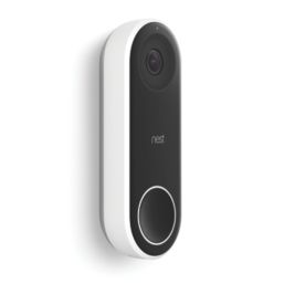 Google Nest Hello Wired Smart Video Doorbell Black