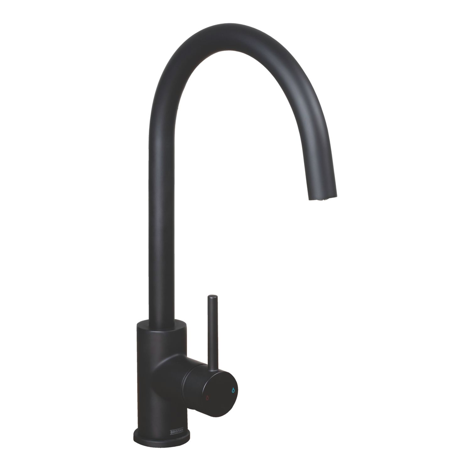 Bristan Pistachio Kitchen Mono Mixer Black (592JE)