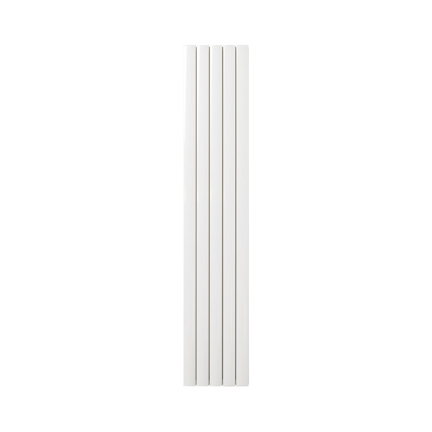 Time GLOW 1800mm x 345mm 4030BTU White Vertical Designer Radiator (592KL)
