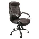 Nautilus Designs Santiago High Back Executive Chair Brown