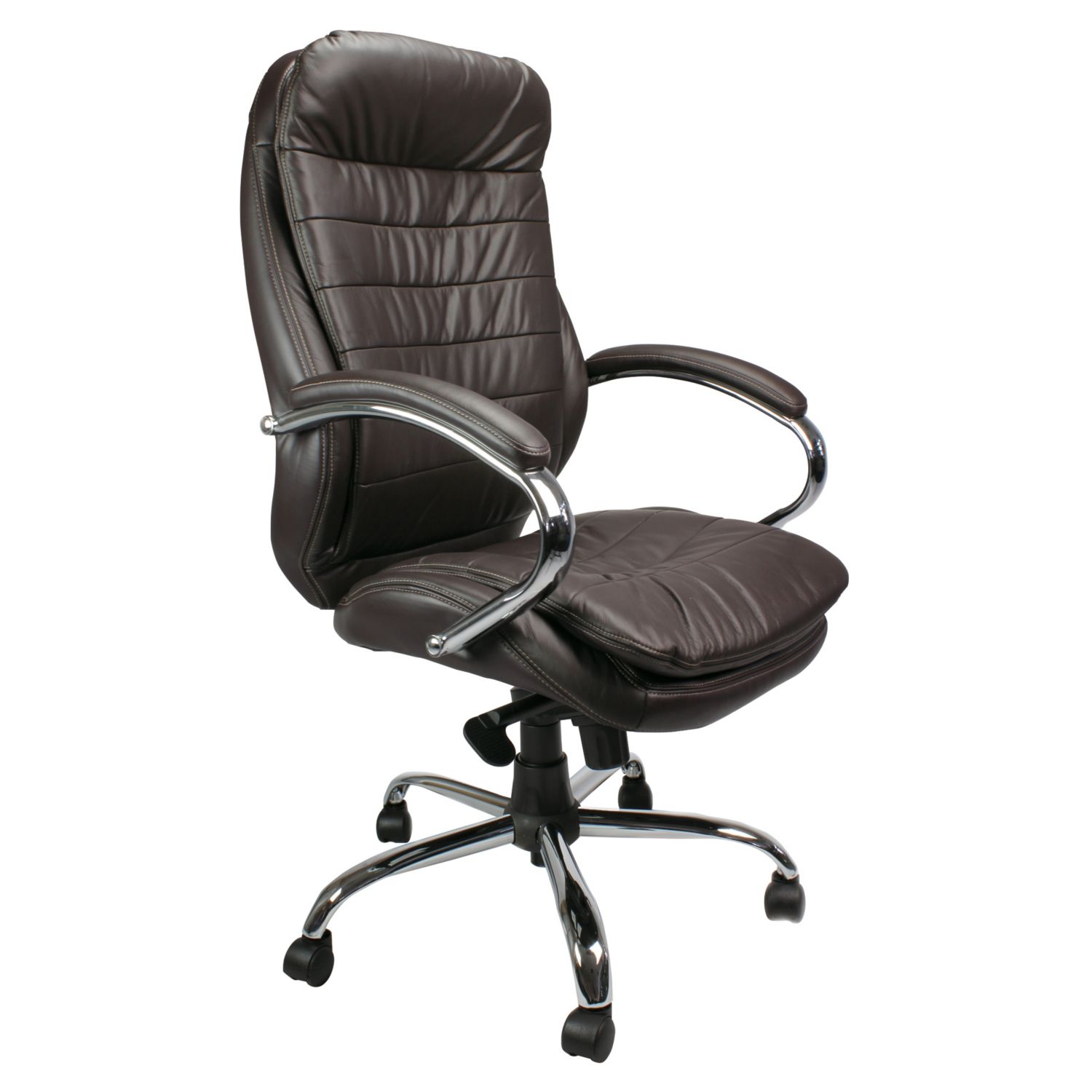 Nautilus Designs Santiago High Back Executive Chair Brown (592PK)